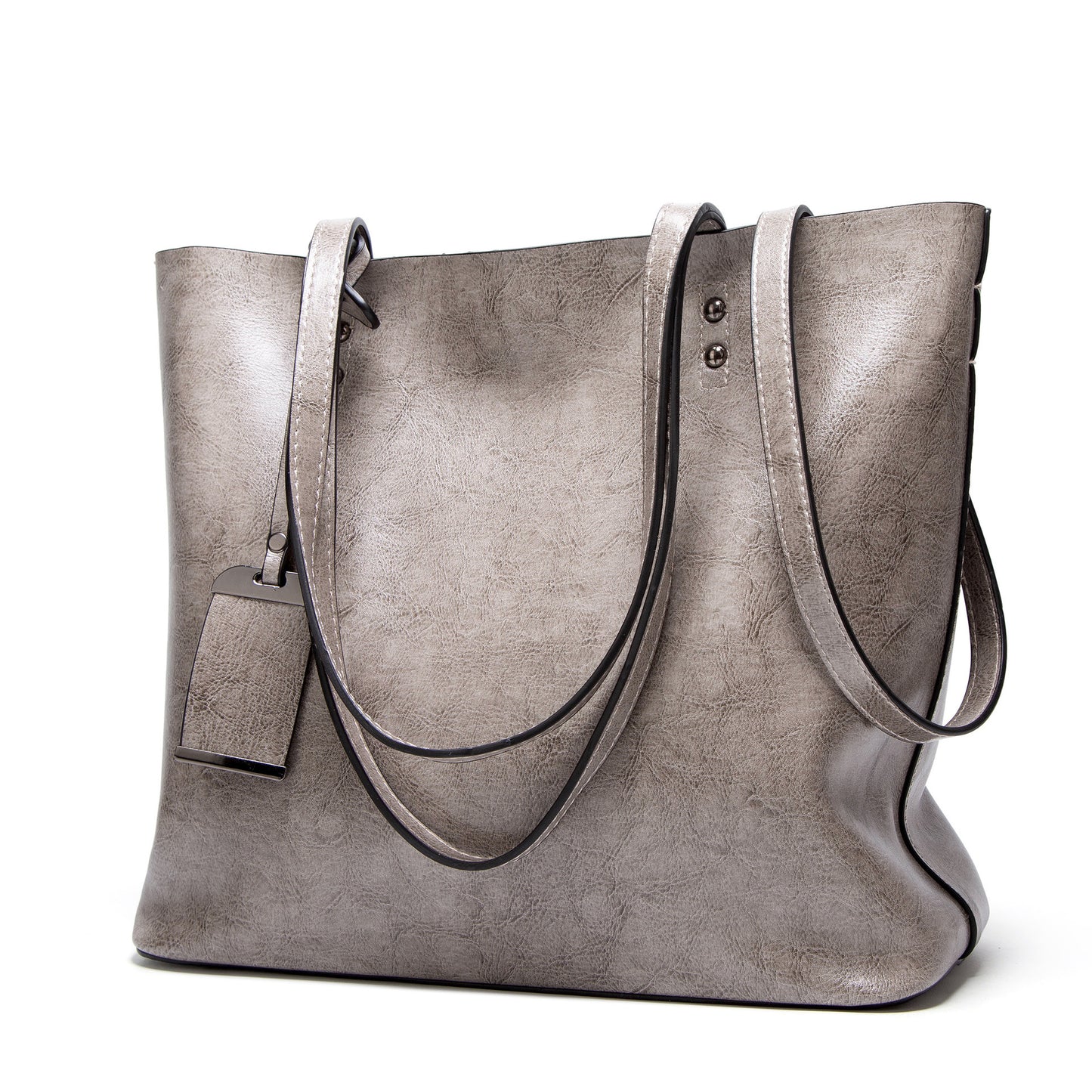 Women’s Classic Elegant Leather Handbag Simple Shoulder Tote Purse Bag