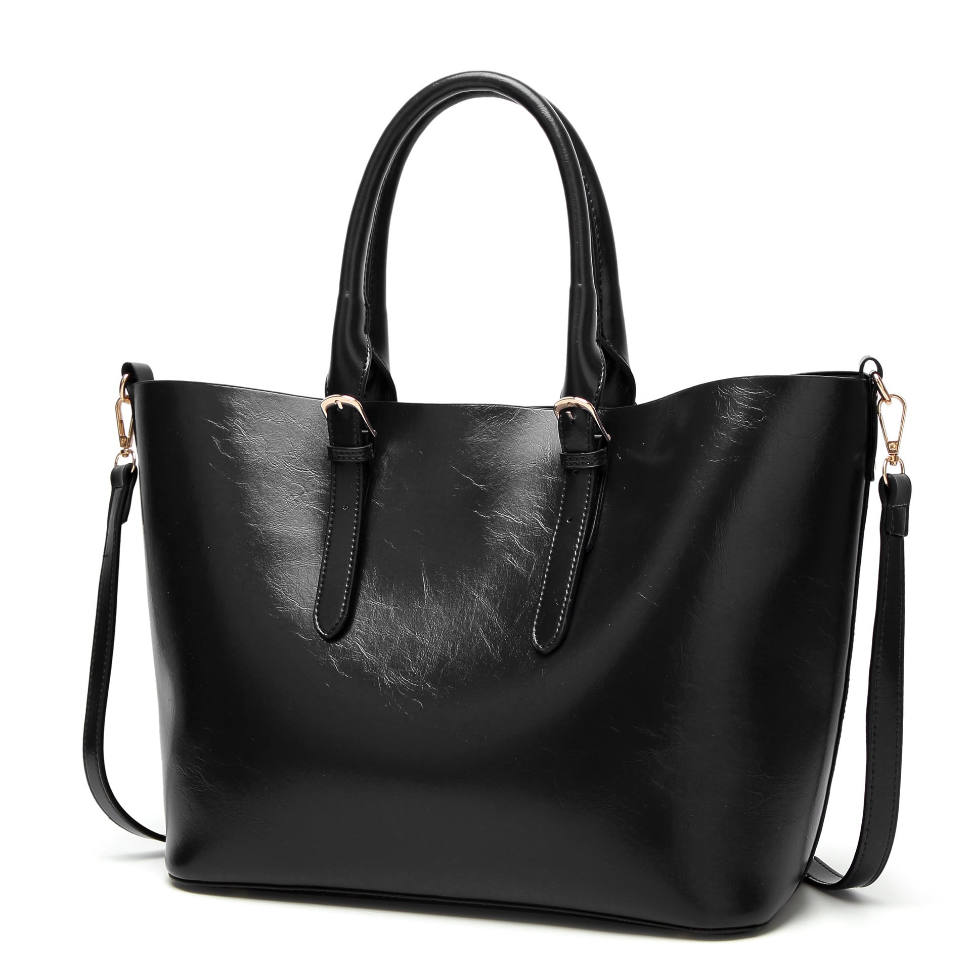 Women's Leather Crossbody Large Capacity Tote Bag