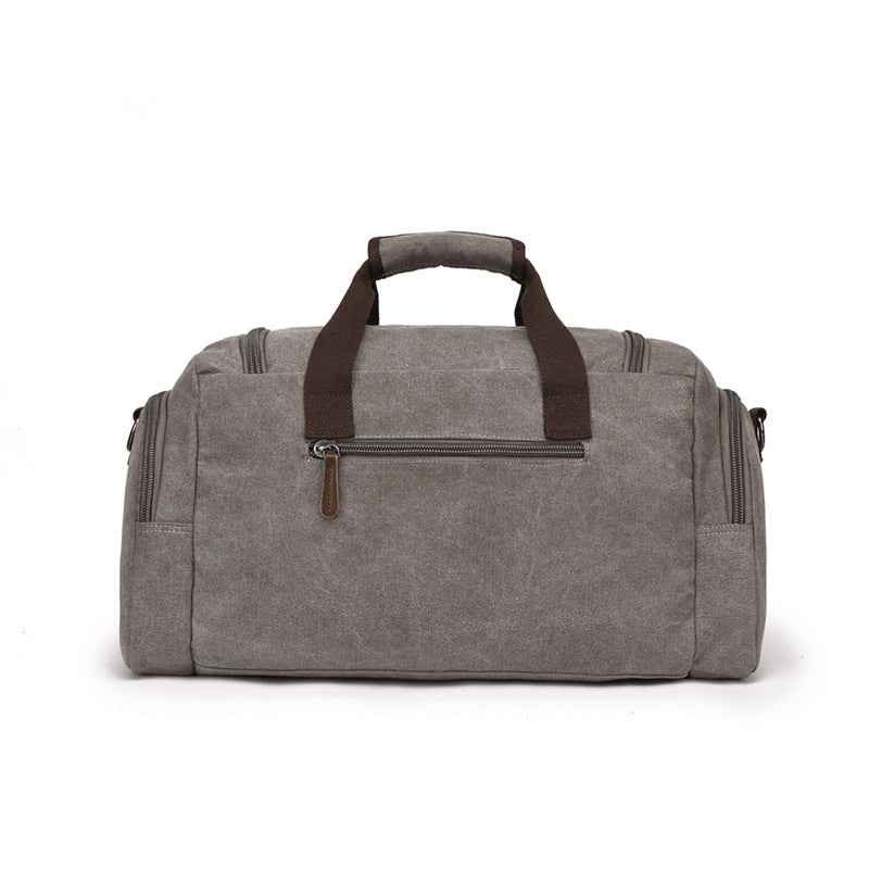 Mens European American Style Portable Canvas Travel Bag