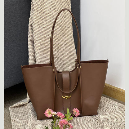 Women’s Genuine Leather Large Capacity High-Grade Tote Shoulder Handbag