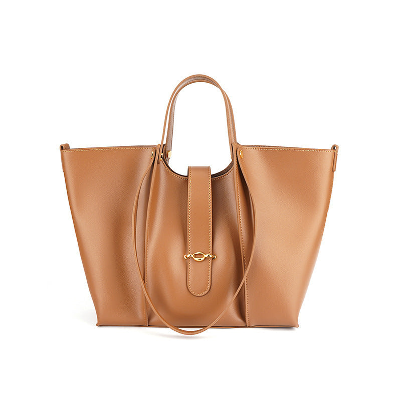 Womens Genuine Leather Large Capacity Bag High-grade Tote Bag