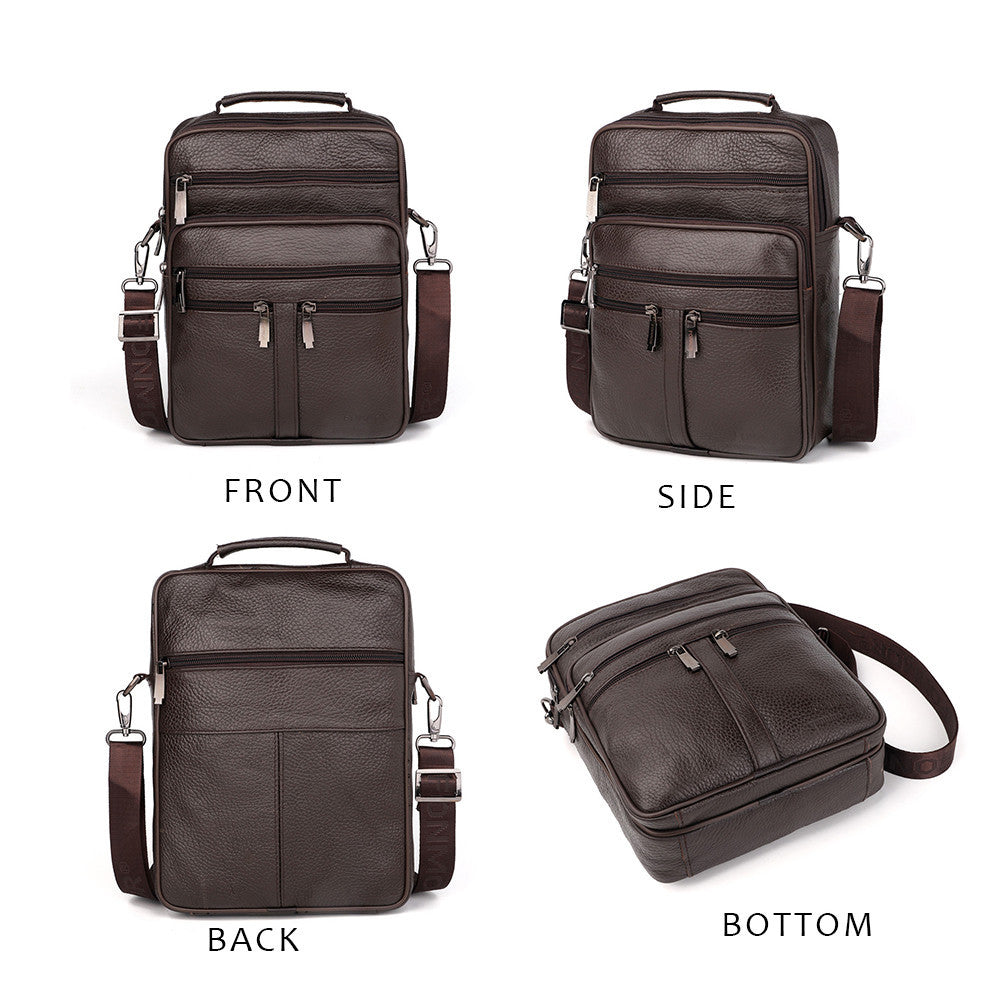 Mens Leather Cross-body Shoulder bag