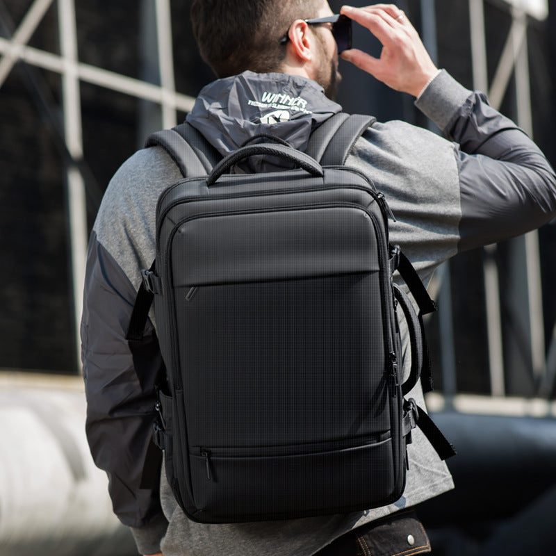Men's Large Business Travel Luggage Waterproof Computer Backpack Bag