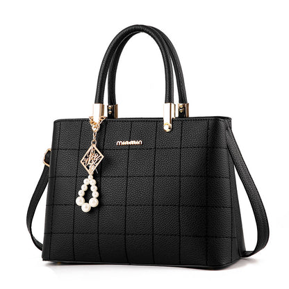 Women's Diagonal Handbag Stylish Ladies Killer Bag With Suture