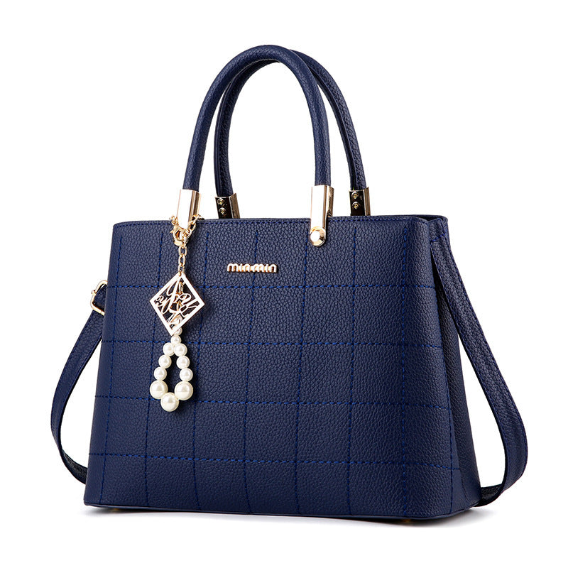 Women's Diagonal Handbag Stylish Ladies Killer Bag With Suture