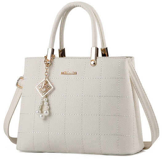 Women's Diagonal Handbag Stylish Ladies Killer Bag With Suture