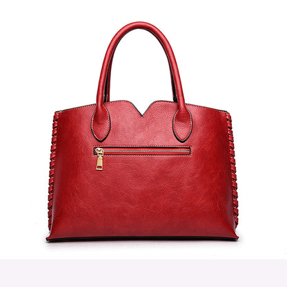 Women’s Luxury Embossed Designer Leather Handbag Elegant Shoulder Tote Purse