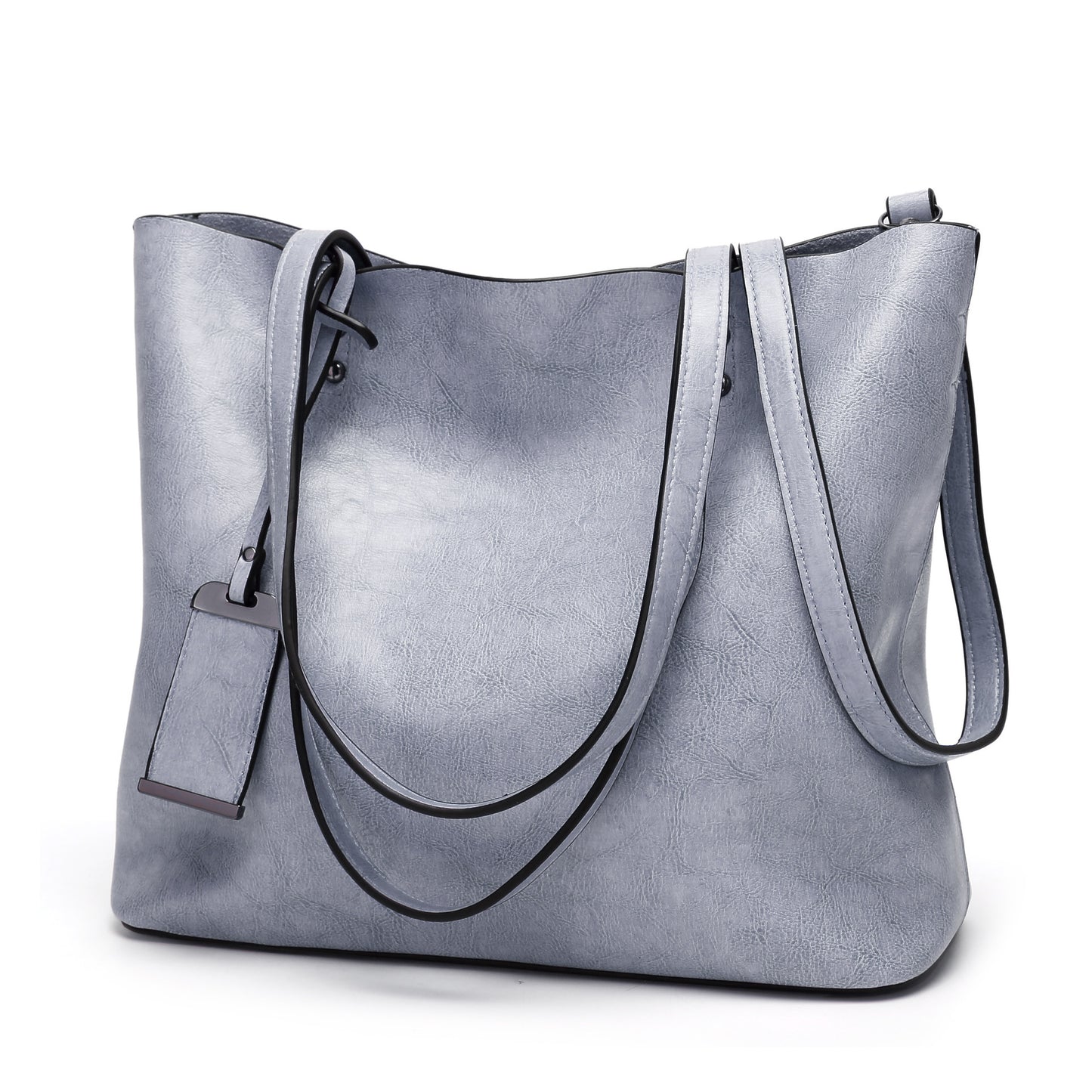 Women’s Classic Elegant Leather Handbag Simple Shoulder Tote Purse Bag