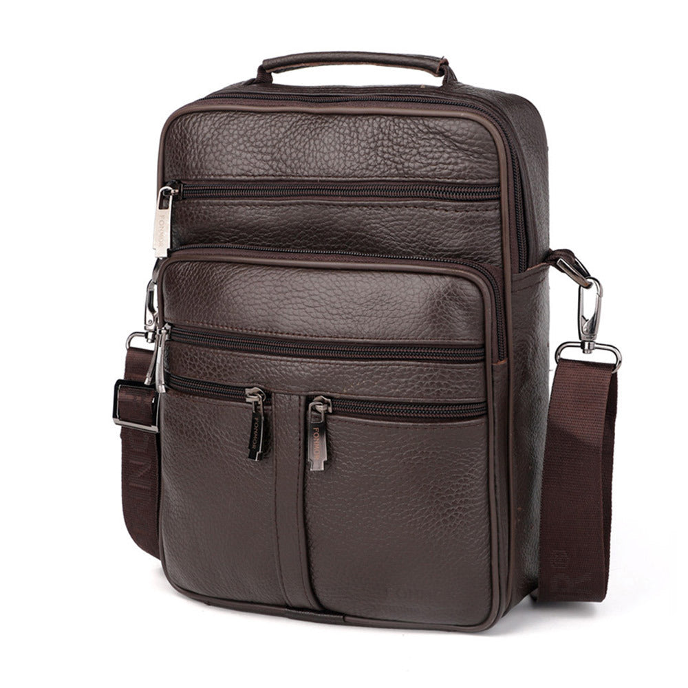 Mens Leather Cross-body Shoulder bag