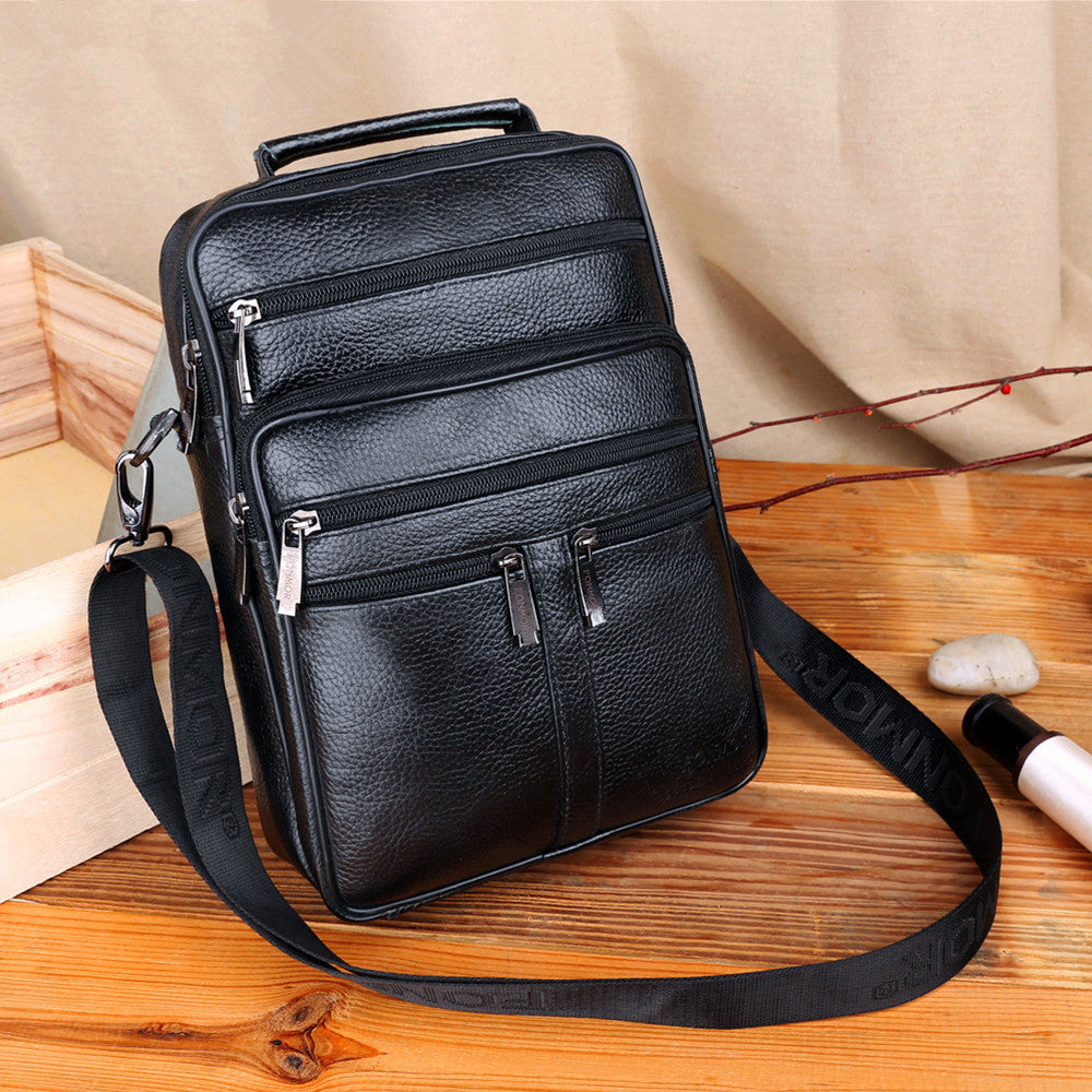 Mens Leather Cross-body Shoulder bag