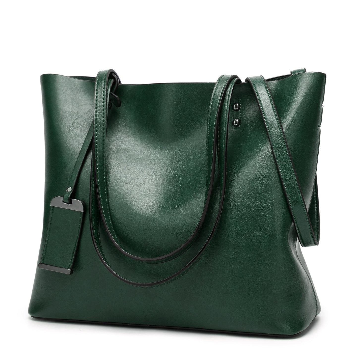 Women’s Classic Elegant Leather Handbag Simple Shoulder Tote Purse Bag