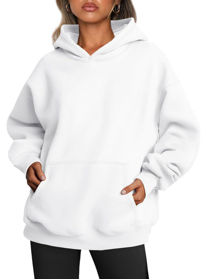 Women's Oversized Fleece Hoodie for Cozy Everyday Streetwear Style