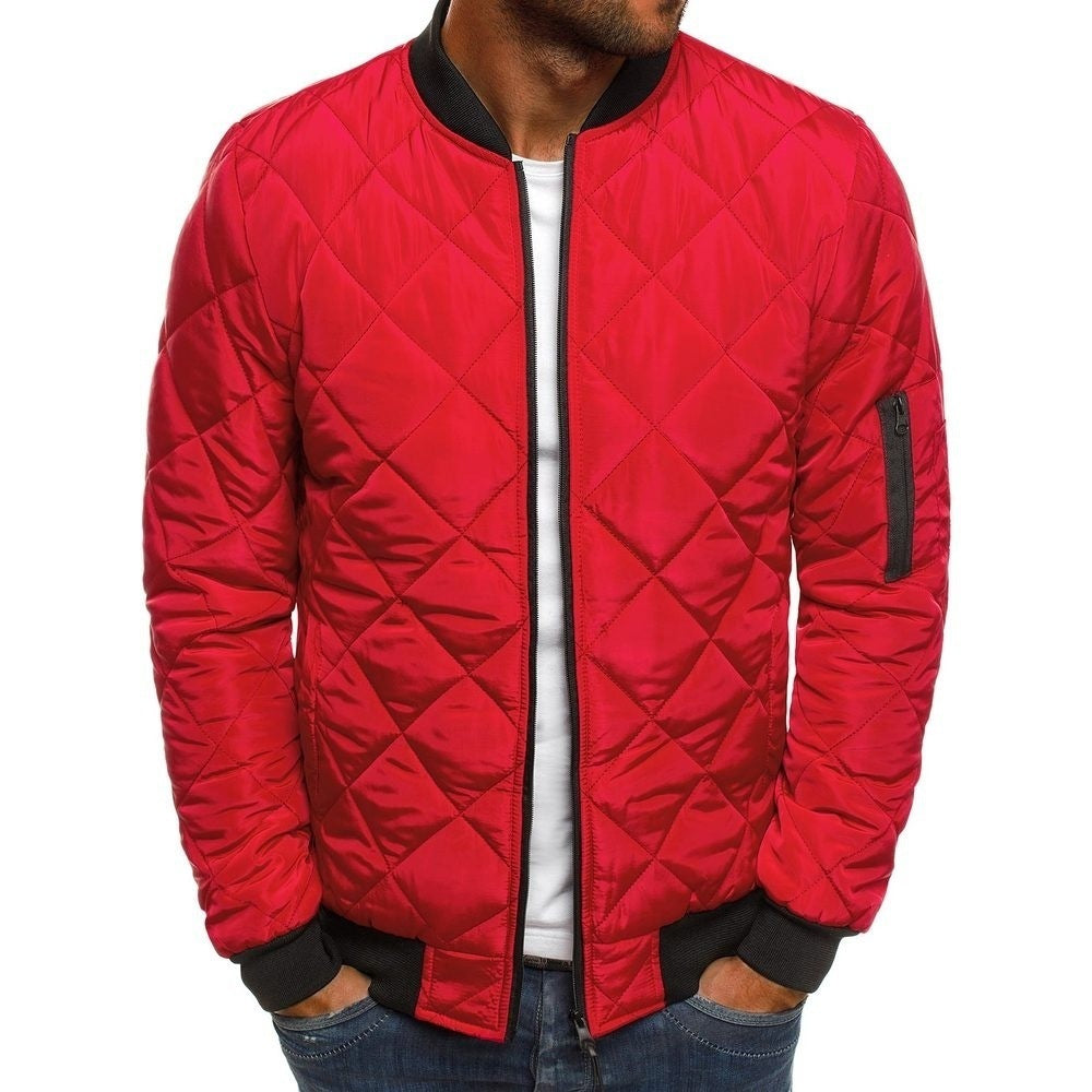 Men's Classic Lightweight Bomber Jacket with Soft Cotton Design