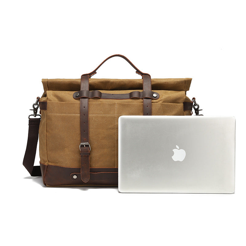 Mens Canvas Shoulder Bag Casual Crossbody Bag