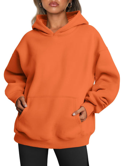 Women's Oversized Fleece Hoodie for Cozy Everyday Streetwear Style