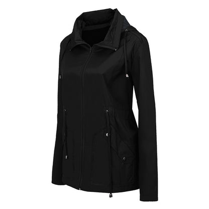 Women's Rainproof Hooded Outdoor Sports Lightweight Casual Jacket