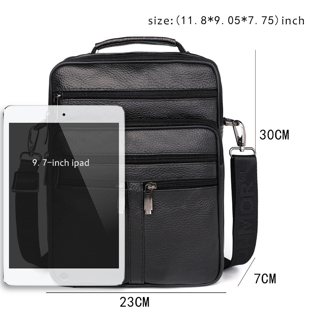 Mens Leather Cross-body Shoulder bag