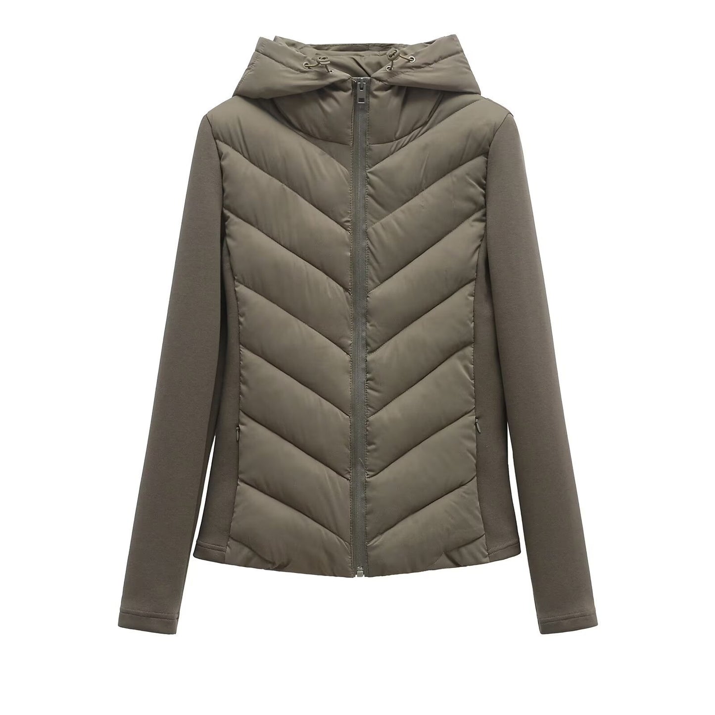 Women's Slim Hooded Padded Jacket for Chic Winter Comfort
