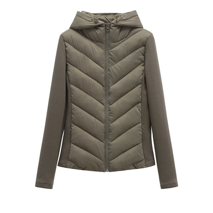 Women's Slim Hooded Padded Jacket for Chic Winter Comfort