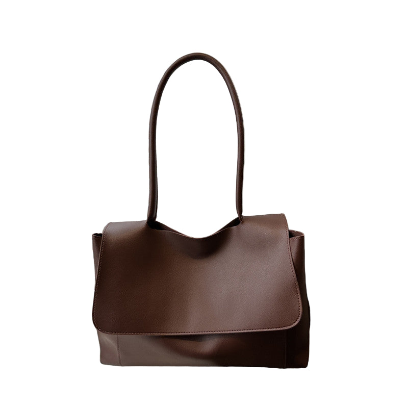 Women's Large Capacity PU Tote Bag for Daily Commuter Style