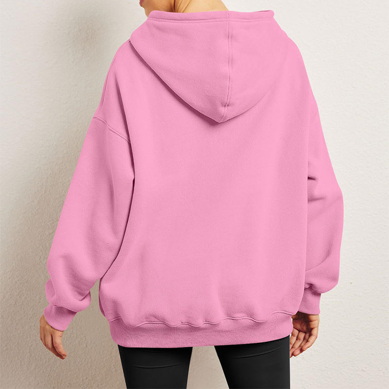 Women's Oversized Fleece Hoodie for Cozy Everyday Streetwear Style