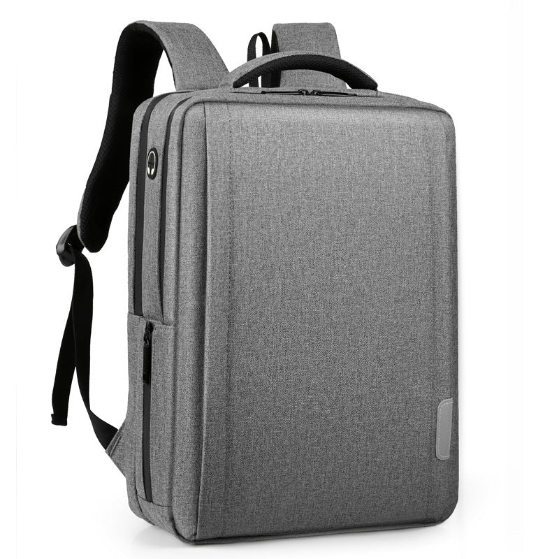 Men’s Business Square Laptop Backpack for Work and Daily Travel