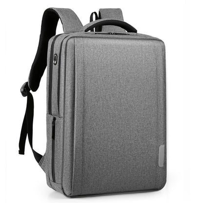 Men’s Business Square Laptop Backpack for Work and Daily Travel
