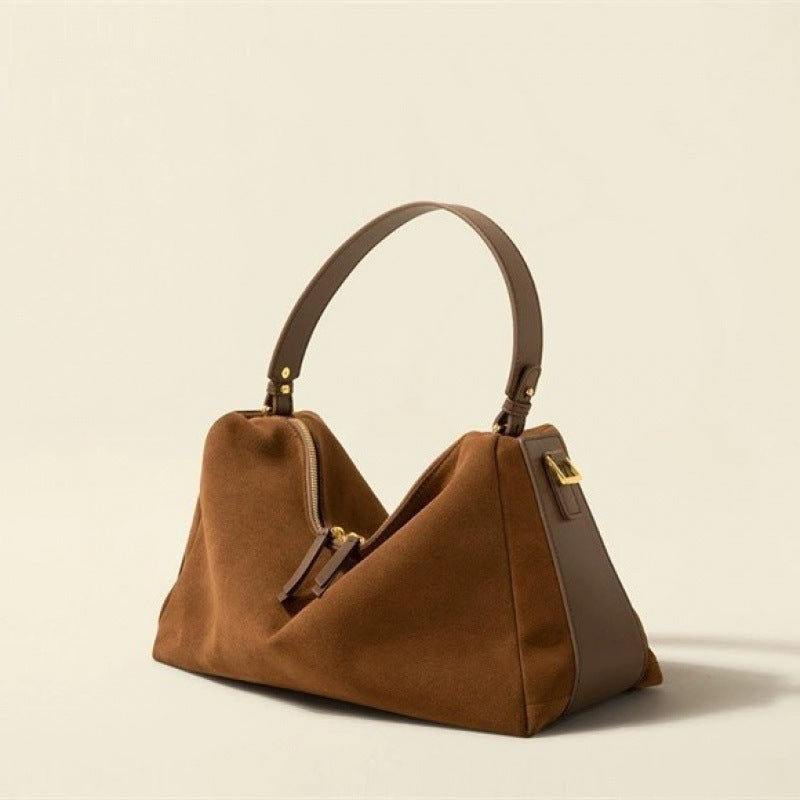 Womens High-grade Versatile Cowhide Handbag