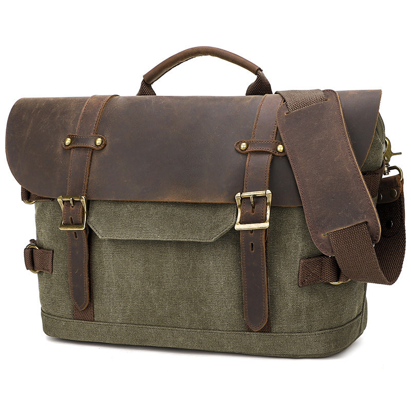 Mens Canvas Shoulder Casual Men's Messenger Bag
