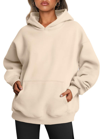 Women's Oversized Fleece Hoodie for Cozy Everyday Streetwear Style