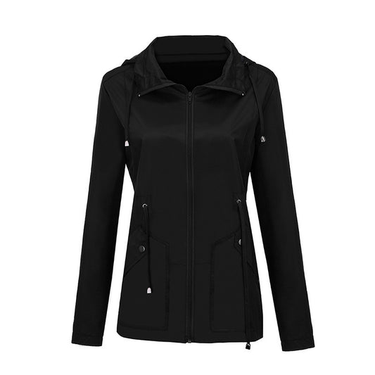 Women's Rainproof Hooded Outdoor Sports Lightweight Casual Jacket