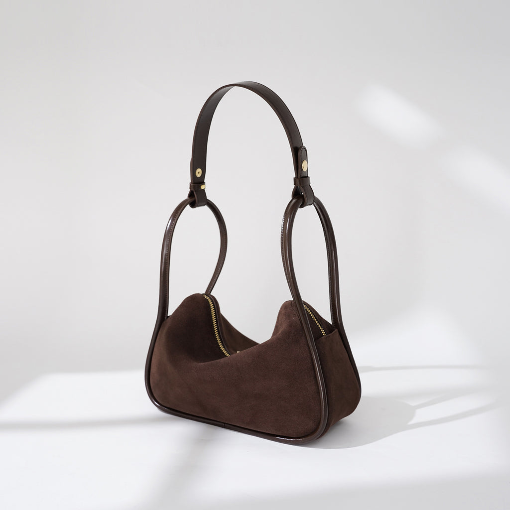 Women's Frosted Underarm Handbag | Luxury Pillow Bag