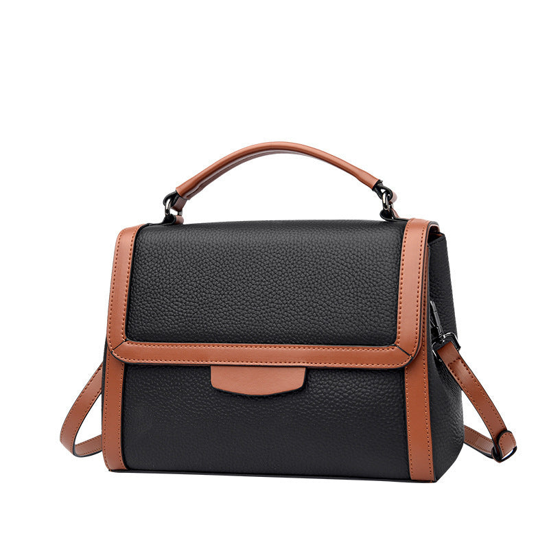 Womens Stylish Soft Leather Textured Luxury Handbag