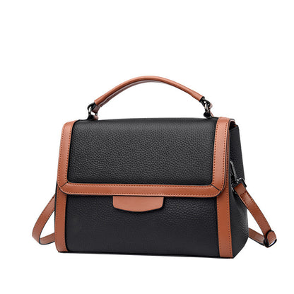 Women’s Stylish Soft Leather Textured Luxury Handbag Elegant Shoulder Bag