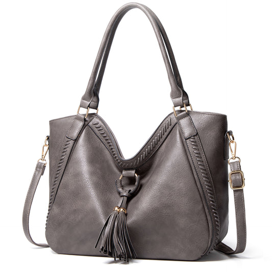 Women’s Luxury Designer Crossbody Bucket Leather Tote Shoulder Handbag
