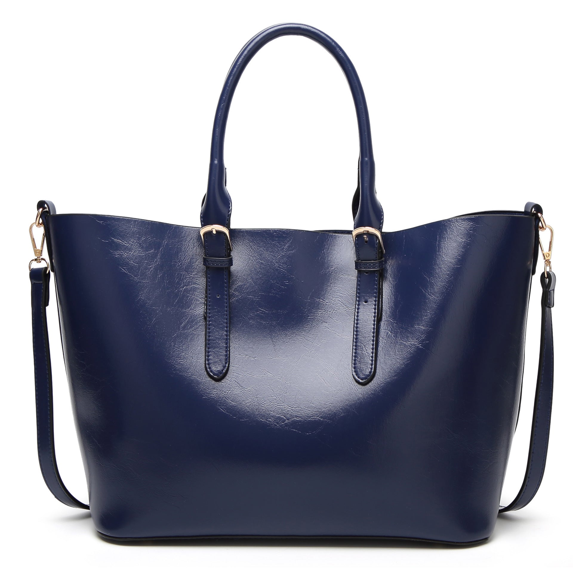 Women's Leather Crossbody Large Capacity Tote Bag