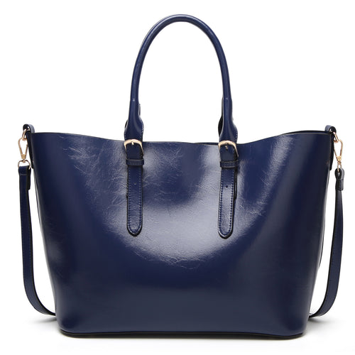 Women’s Large Capacity Leather Crossbody Tote Shoulder Handbag Purse