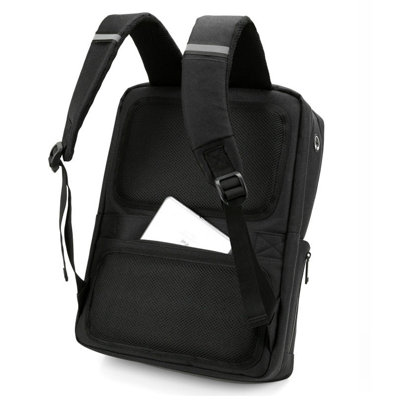 Men’s Business Square Laptop Backpack for Work and Daily Travel