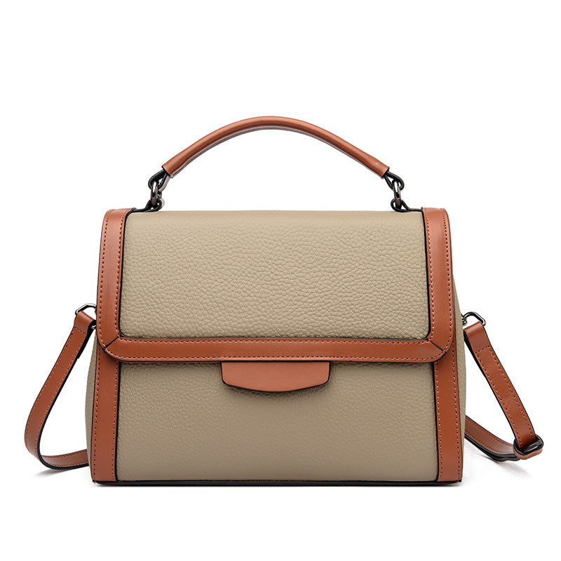 Womens Stylish Soft Leather Textured Luxury Handbag