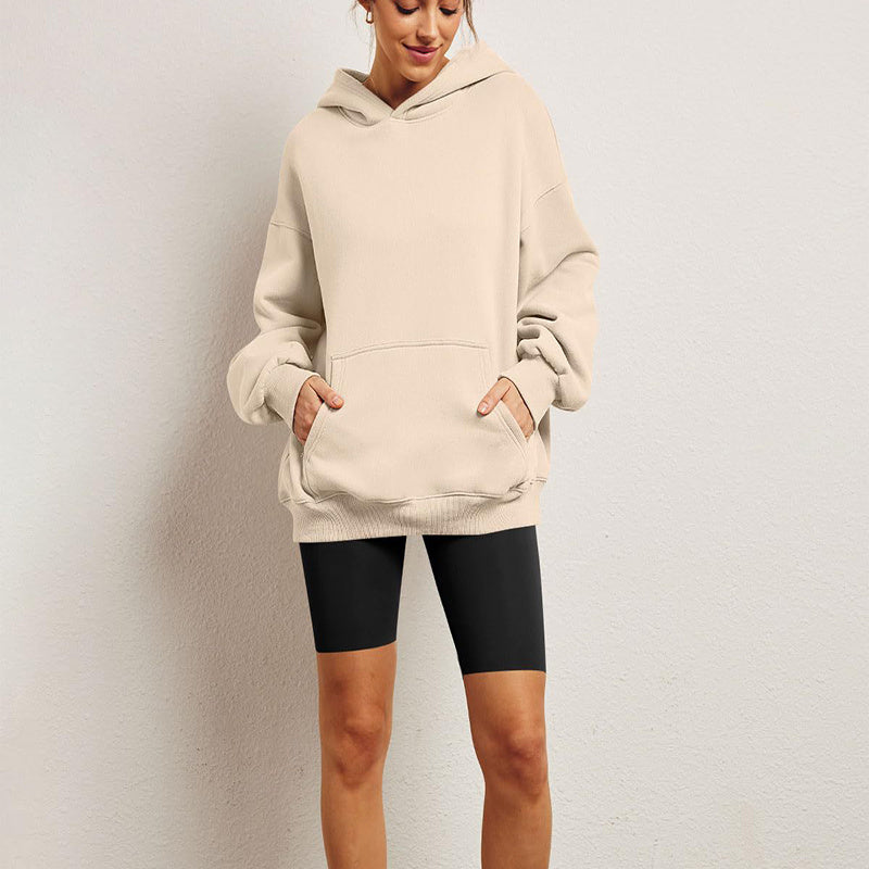 Women's Oversized Fleece Hoodie for Cozy Everyday Streetwear Style