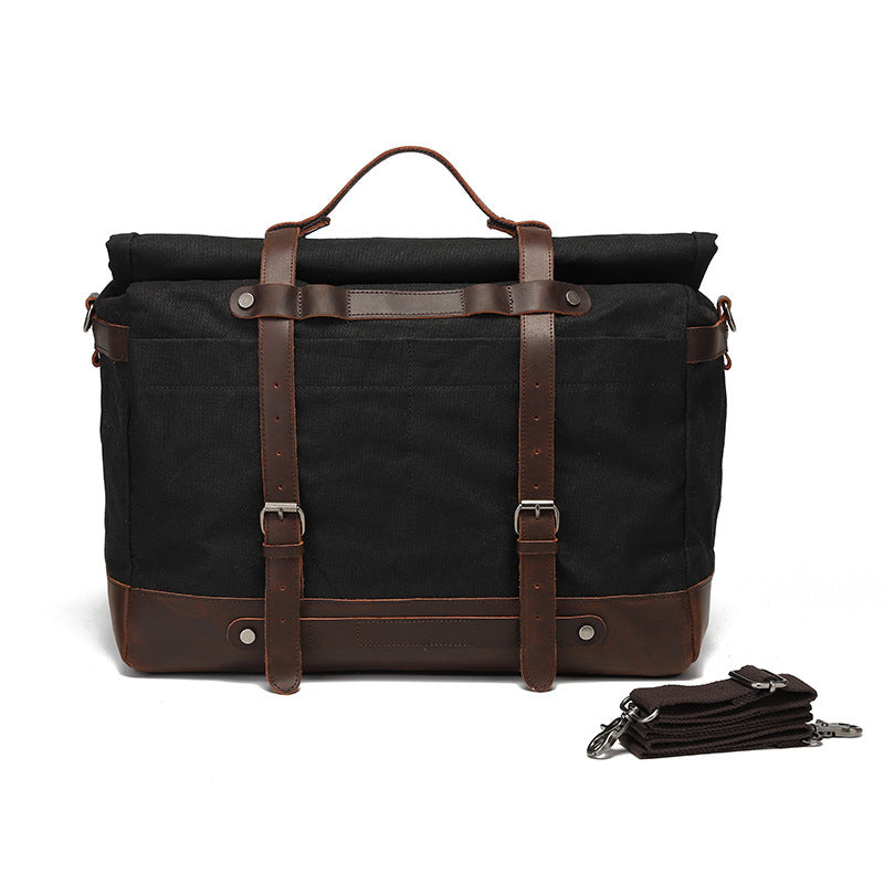 Mens Canvas Shoulder Bag Casual Crossbody Bag