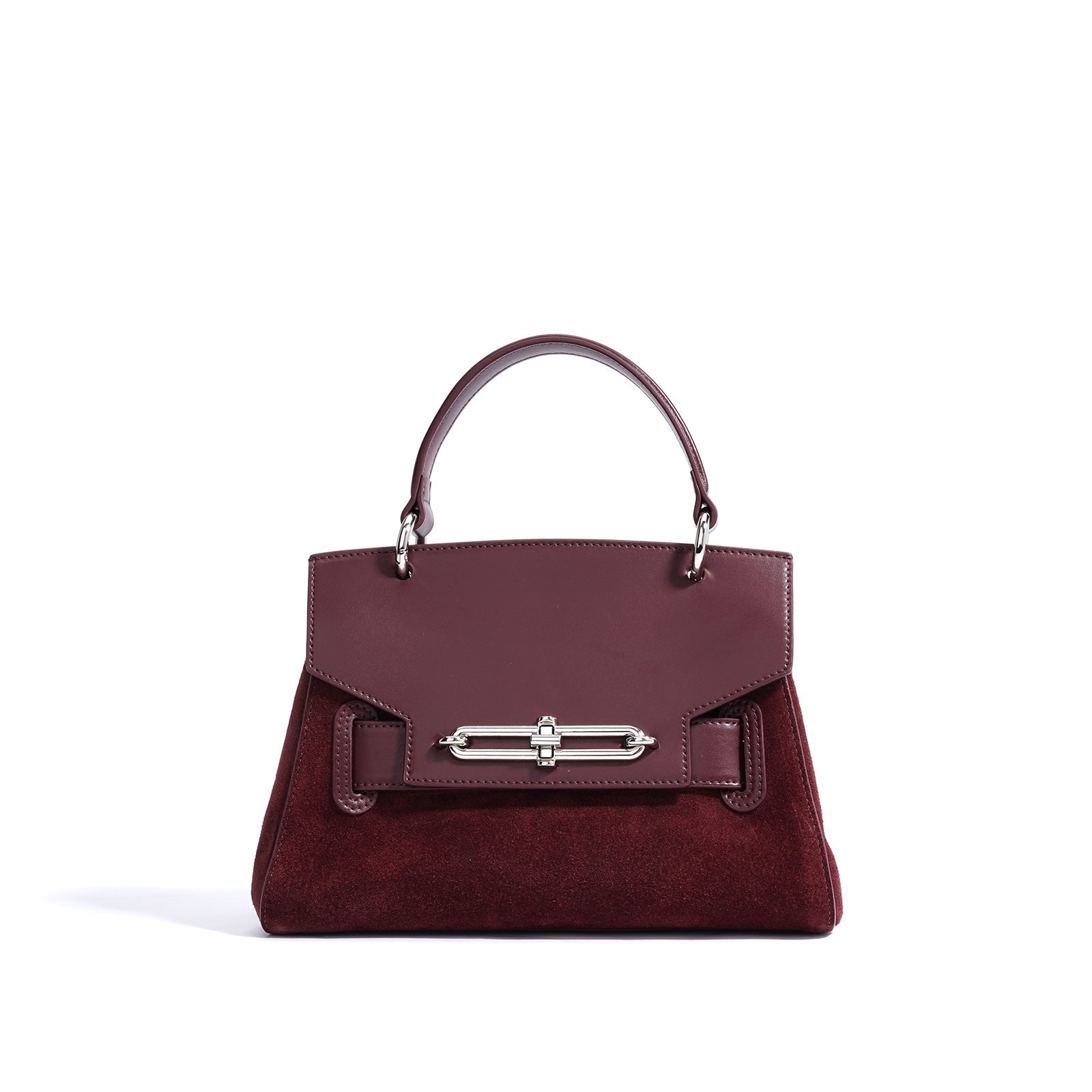 Womens Luxury Shoulder Messenger Bag | Dual Tone Leather Handbag