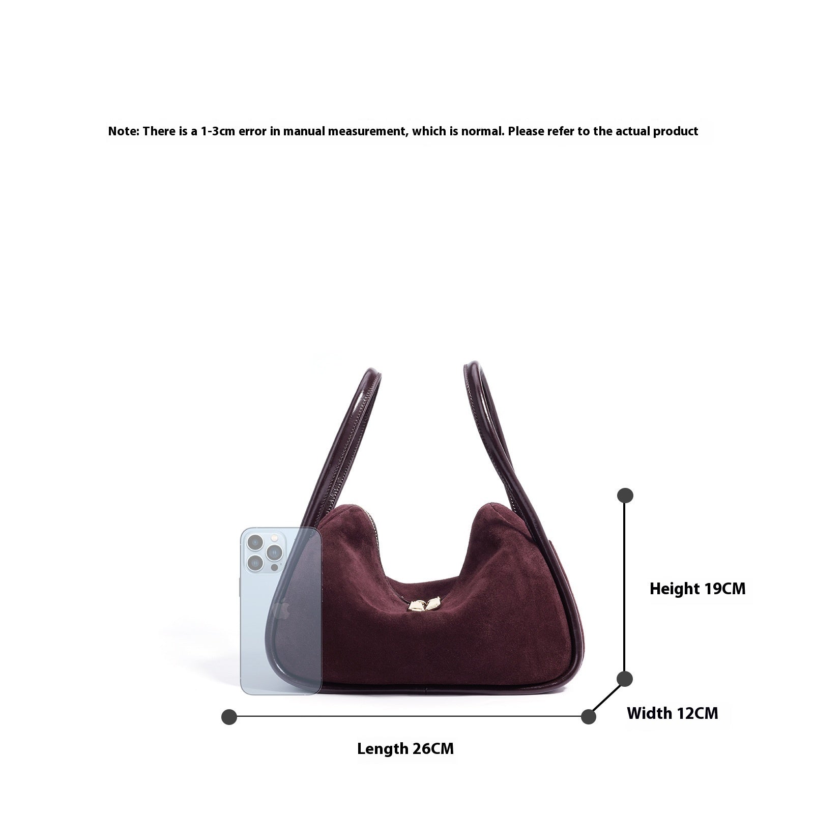 Women's Frosted Underarm Handbag | Luxury Pillow Bag