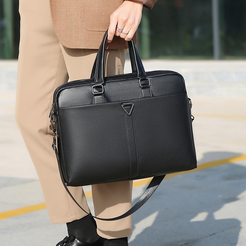 Men's Portable Business Briefcase Large Capacity Travel Work Bag
