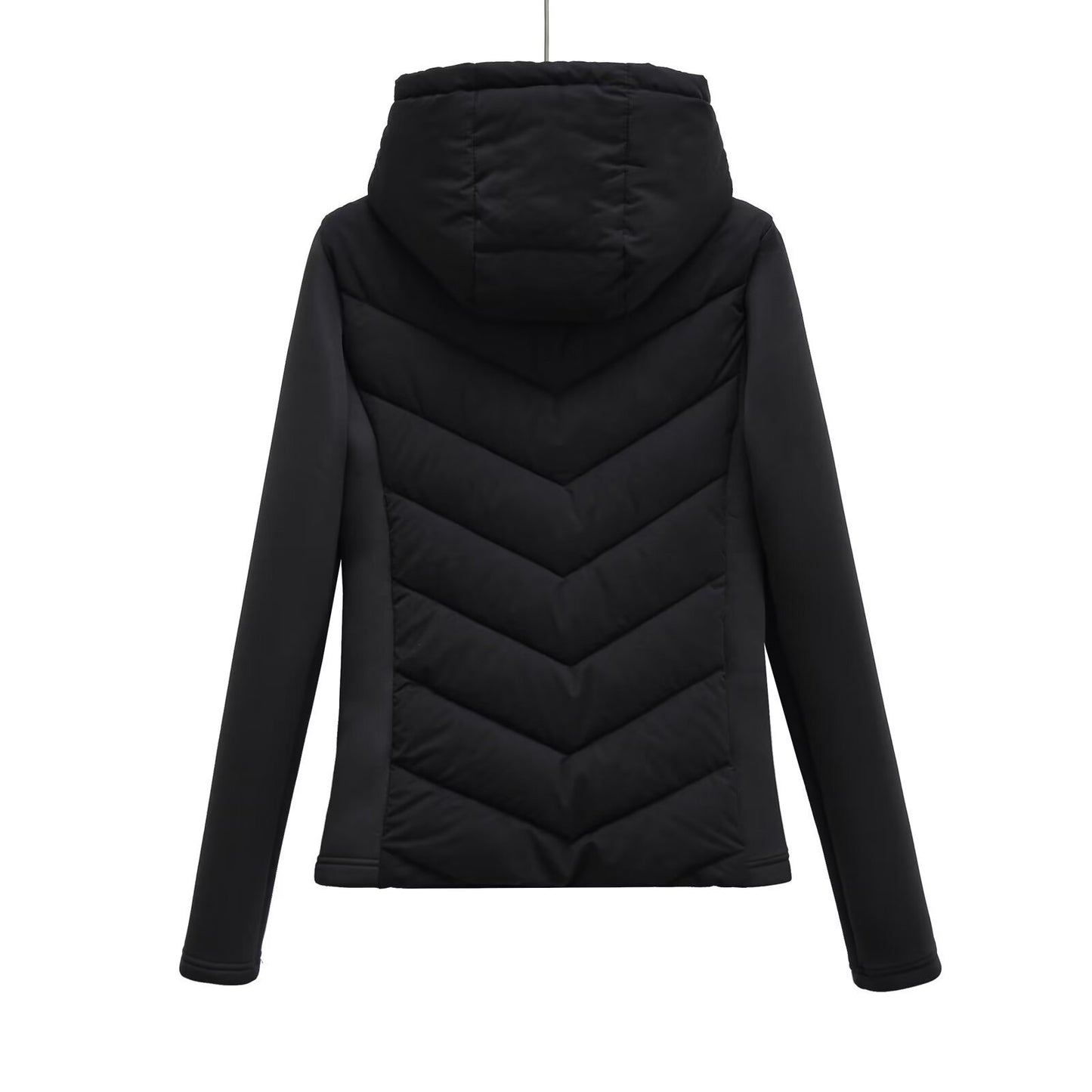 Women's Slim Hooded Padded Jacket for Chic Winter Comfort