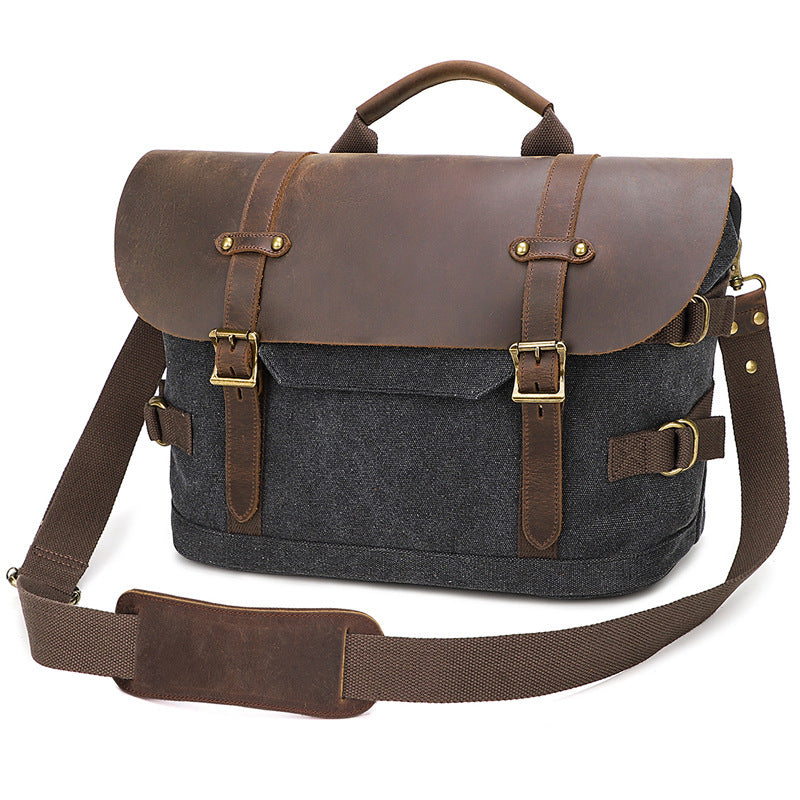 Mens Canvas Shoulder Casual Men's Messenger Bag