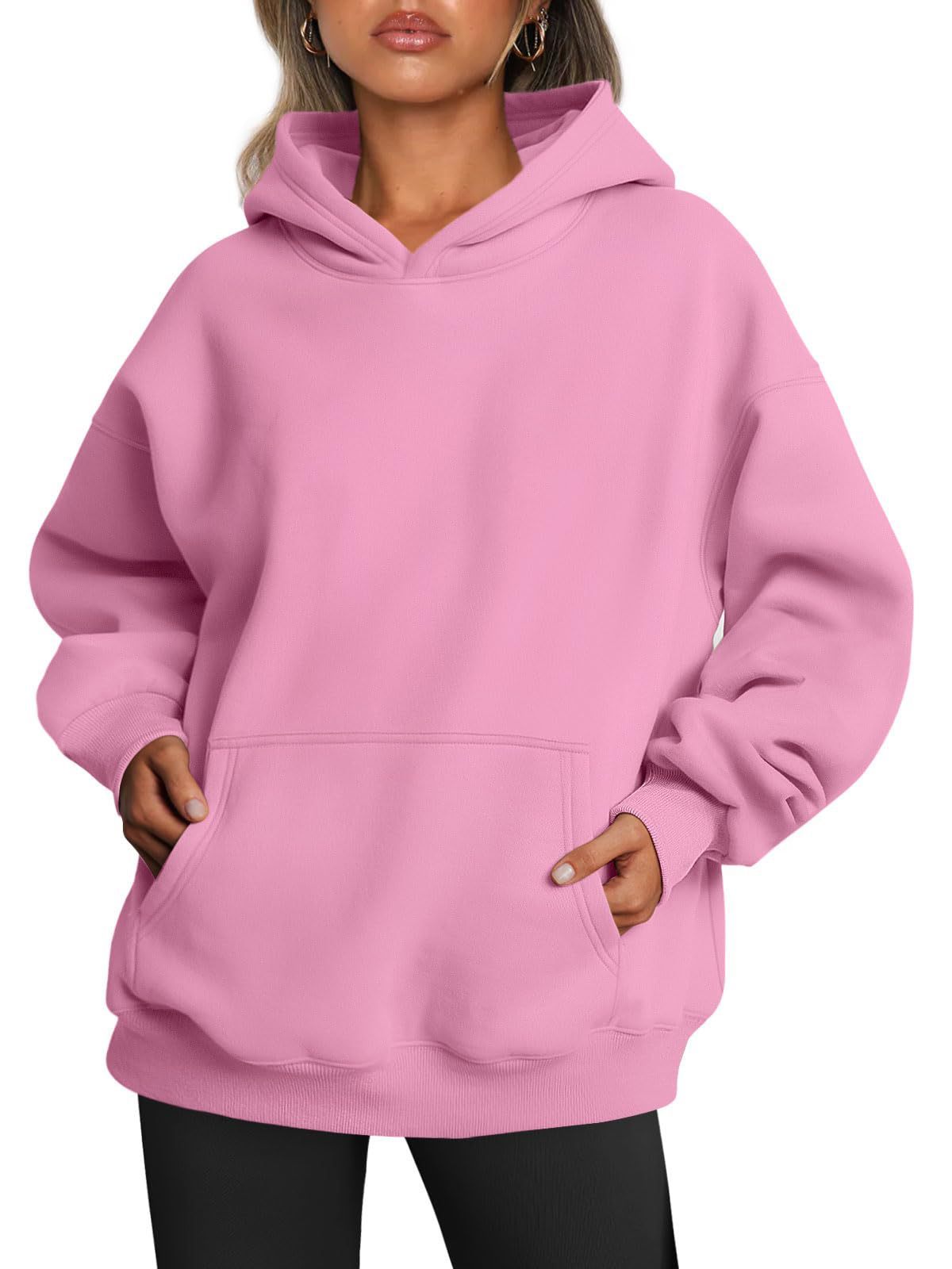 Women's Oversized Fleece Hoodie for Cozy Everyday Streetwear Style