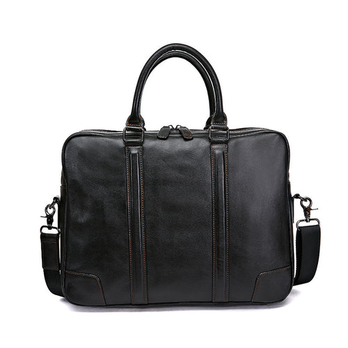 Men’s Genuine Leather Skeleton Skin Briefcase High-Grade Business Bag