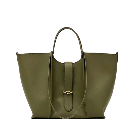 Women’s Genuine Leather Large Capacity High-Grade Tote Shoulder Handbag