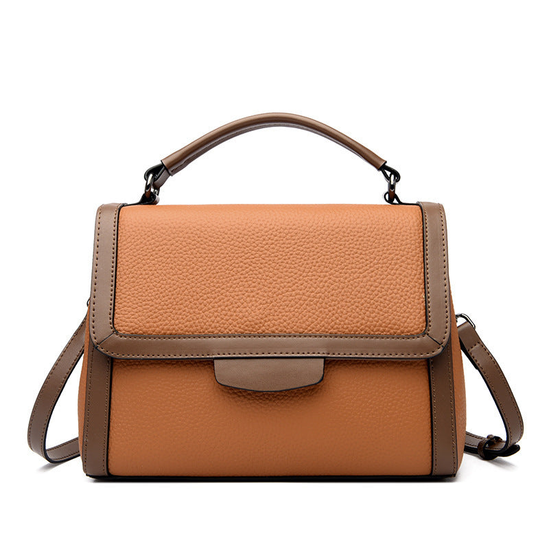 Womens Stylish Soft Leather Textured Luxury Handbag